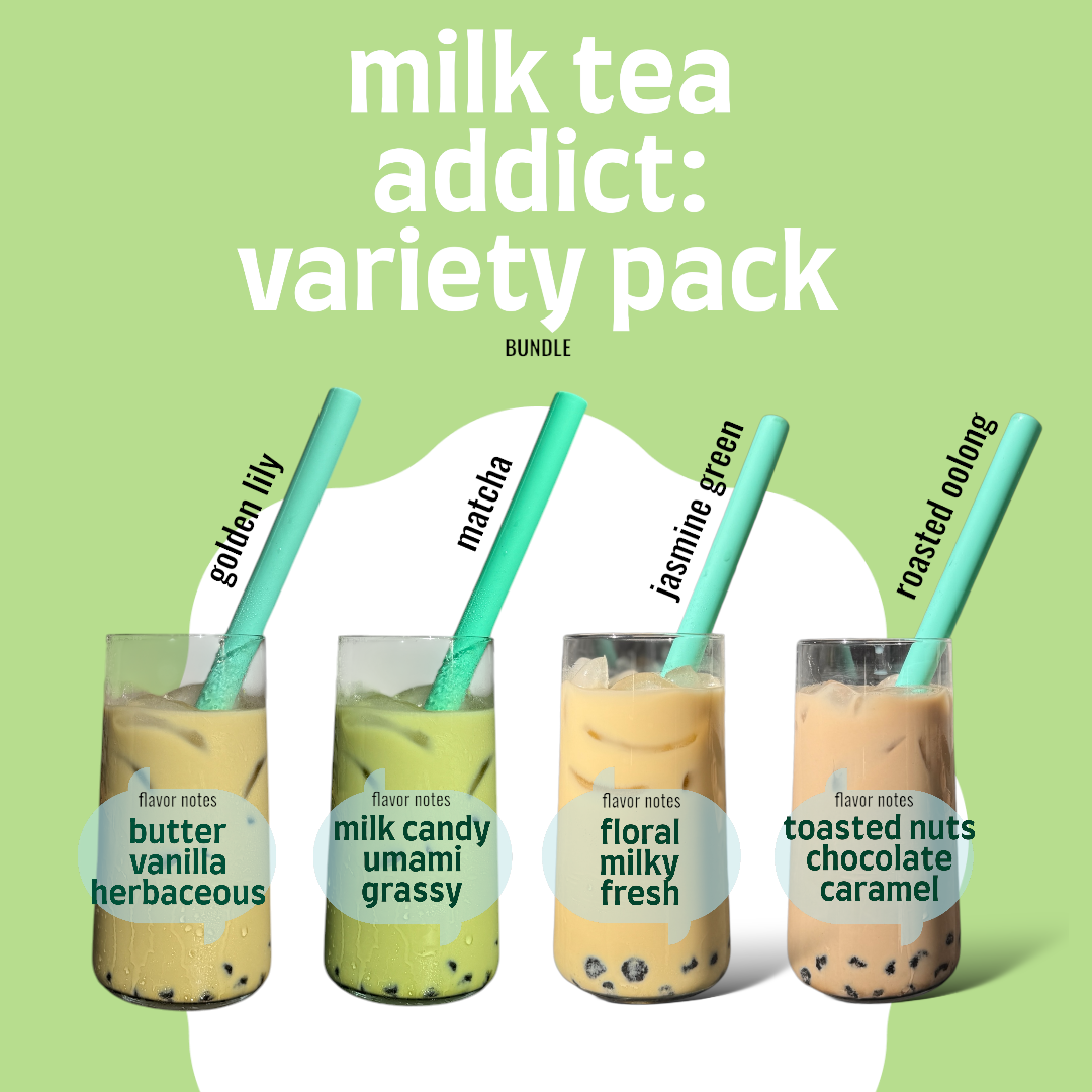 Milk Tea Variety Pack | All 4 Flavors, 32 Servings — Two Quacks